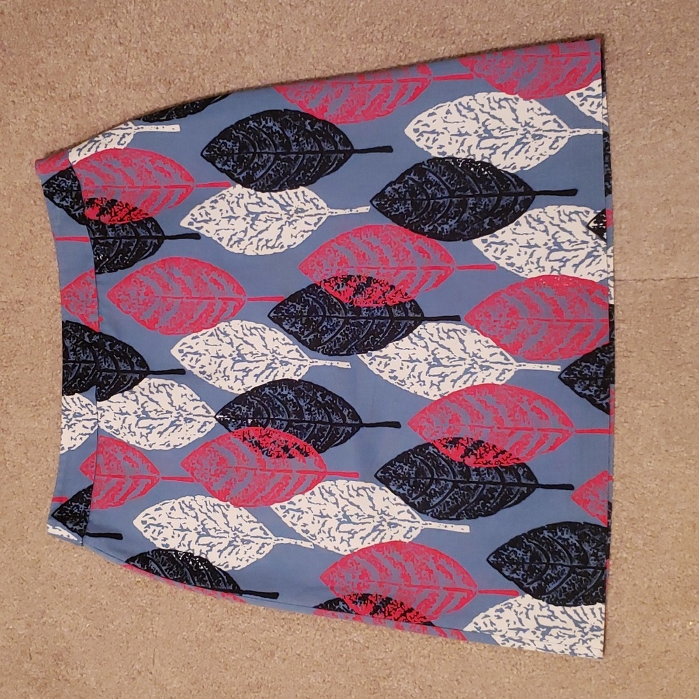 Boden Women's Leaf Print Lined A-Line Pencil Skirt